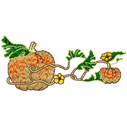 Pumpkin Embroidery Design 4 Pumpkin Embroidery Design 4